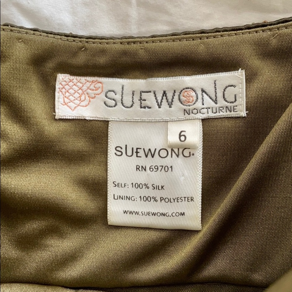 Olive Beaded Dress - Sue Wong Nocturne - Picture 11 of 11